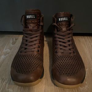 Nobull Leather High-Top Trainers